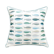 Coastal Fish Pillow - Indoor Outdoor Pillow - The Shops at Mount Vernon