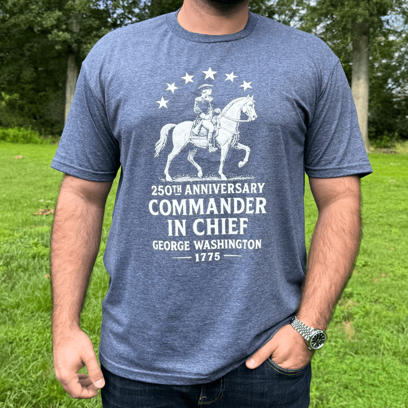 Commander in Chief 250th T-Shirt - The Shops at Mount Vernon