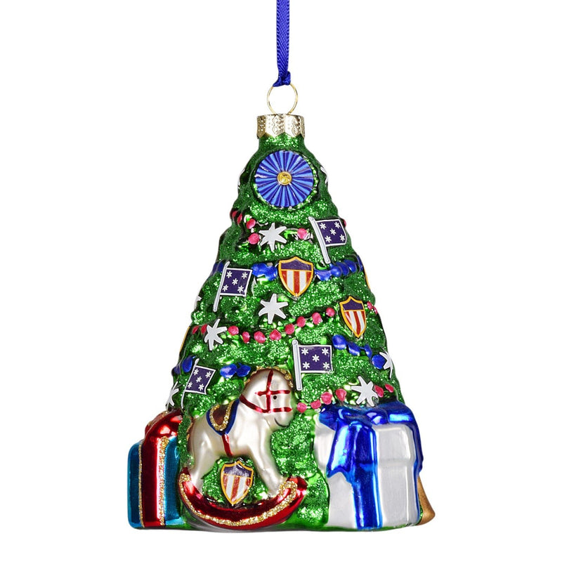 Commander in Chief Blown Glass Ornament - The Shops at Mount Vernon