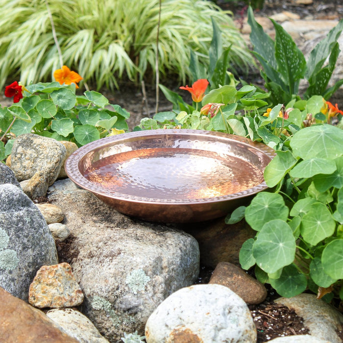 Copper Bowl Birdbath - The Shops at Mount Vernon