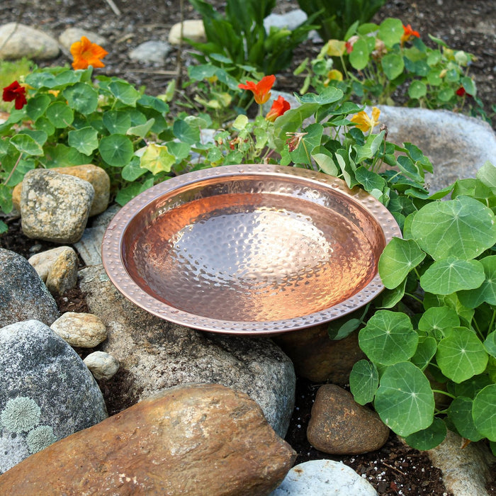 Copper Bowl Birdbath - The Shops at Mount Vernon