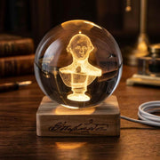 Crystal Ball with George Washington Bust - The Shops at Mount Vernon
