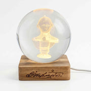 Crystal Ball with George Washington Bust - The Shops at Mount Vernon