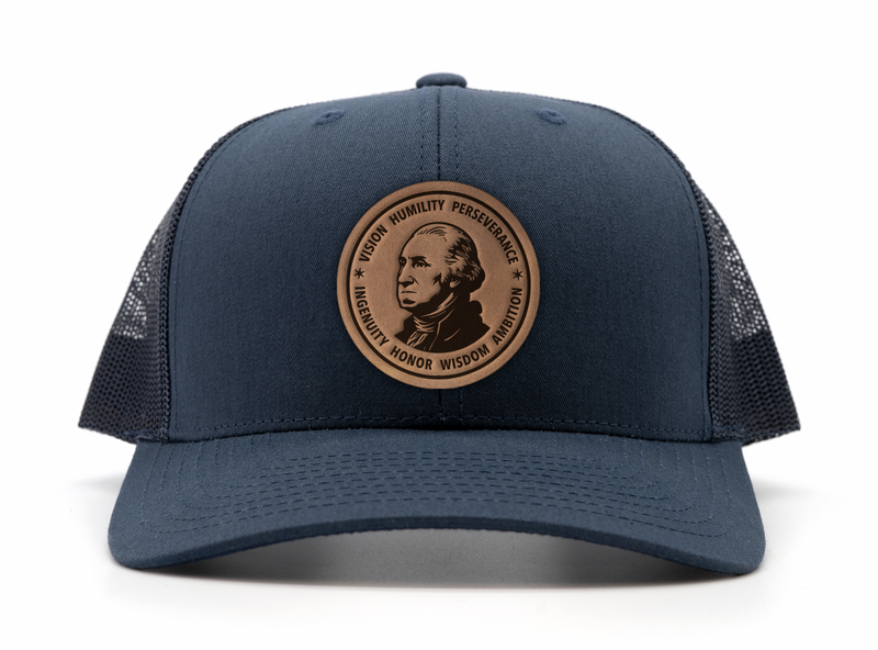 HAT GW ROUND LEATHER PATCH
