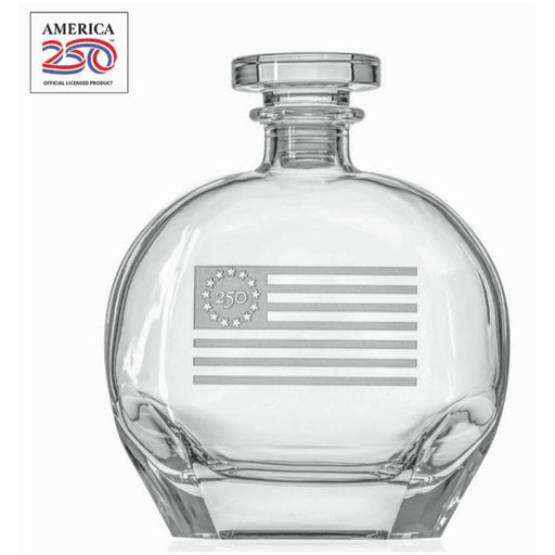 Decanter Whiskey Betsy Ross Flag 23oz - The Shops at Mount Vernon