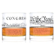 Declaration of Independence Rocks Glasses - The Shops at Mount Vernon