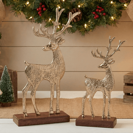Deer Figurines – Set of 2 - The Shops at Mount Vernon