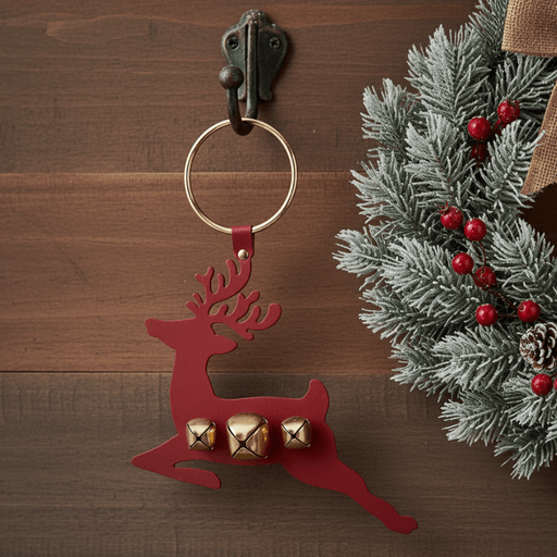 Deer Hanger With Bells - Assorted Colors - The Shops at Mount Vernon