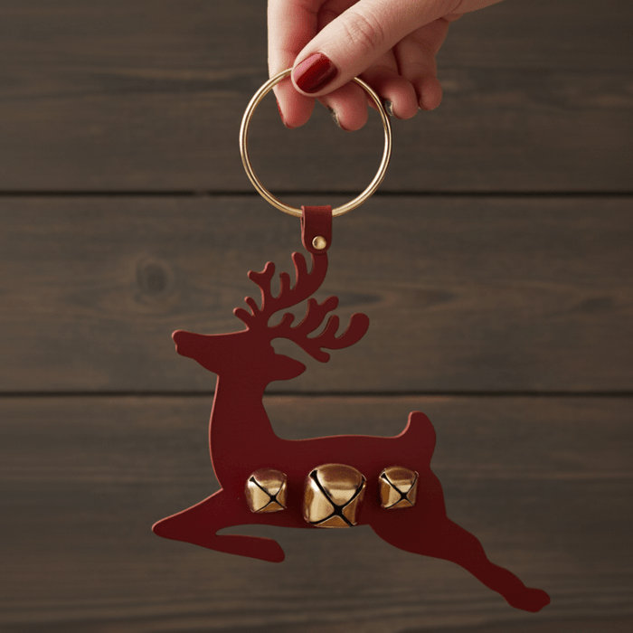 Deer Hanger With Bells - Assorted Colors - The Shops at Mount Vernon