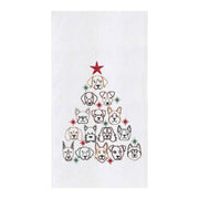 Dog Face Christmas Tree Kitchen Towel - The Shops at Mount Vernon