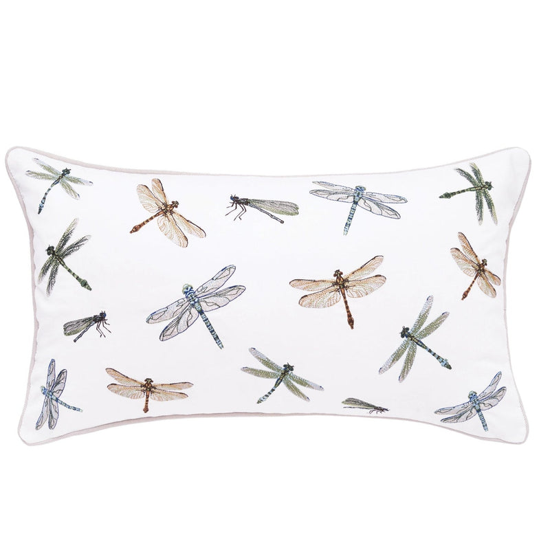 Dragonfly Indoor Outdoor Lumbar Pillow - The Shops at Mount Vernon
