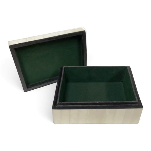 Eagle Scrimshaw Decorative Bone Box - The Shops at Mount Vernon