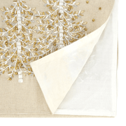 Embroidered Christmas Tree Runner - The Shops at Mount Vernon