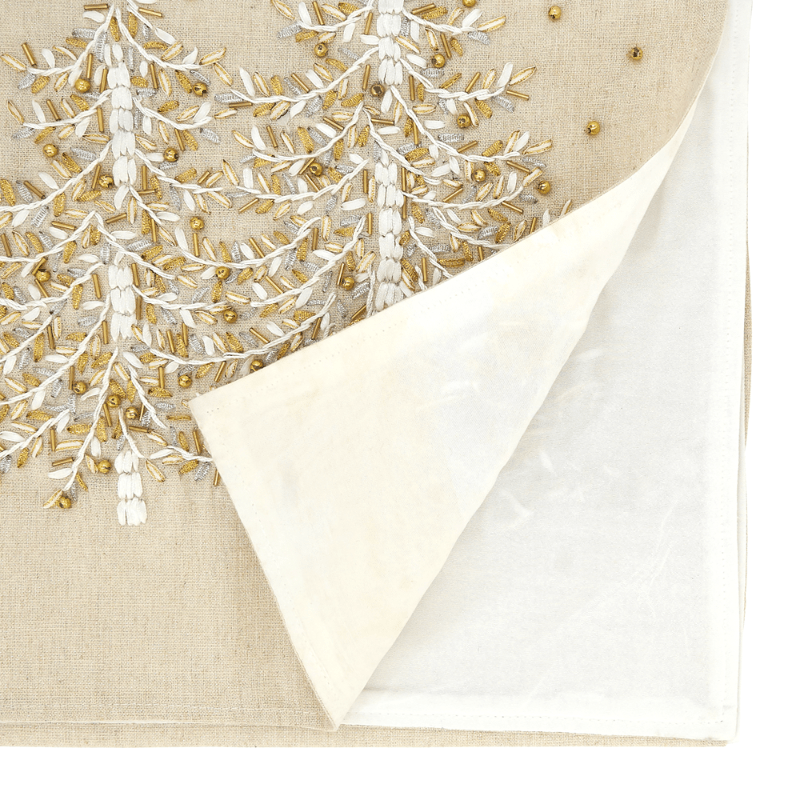 Embroidered Christmas Tree Runner - The Shops at Mount Vernon