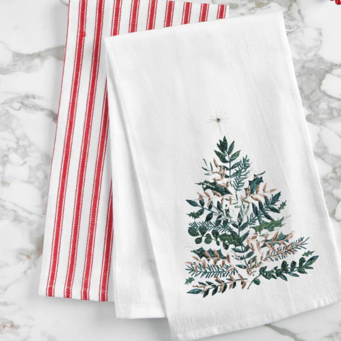 Emerald Christmas Tree Flour Sack Towel - The Shops at Mount Vernon
