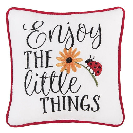 Enjoy The Little Things - Pillow - The Shops at Mount Vernon