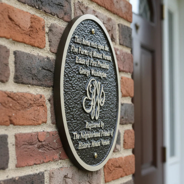 Five Farms Neighborhood Friends Commemorative Plaque
