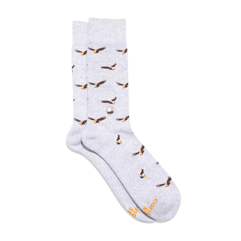 Socks that Protect Bald Eagles-Medium