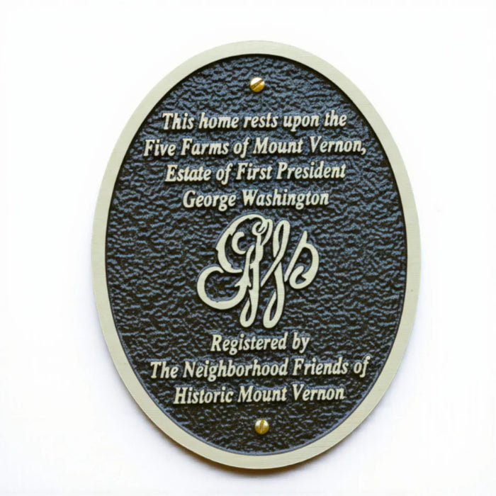 Five Farms Neighborhood Friends Commemorative Plaque