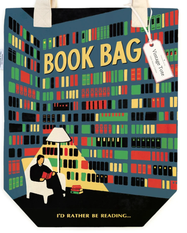 TOTE NEW LIBRARY BOOKS