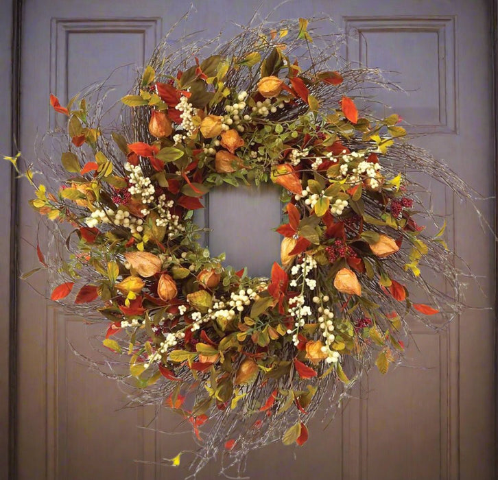 Fall Wreath - Autumn Door Wreath - The Shops at Mount Vernon