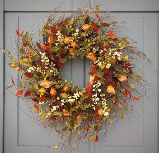 Fall Wreath - Autumn Door Wreath - The Shops at Mount Vernon