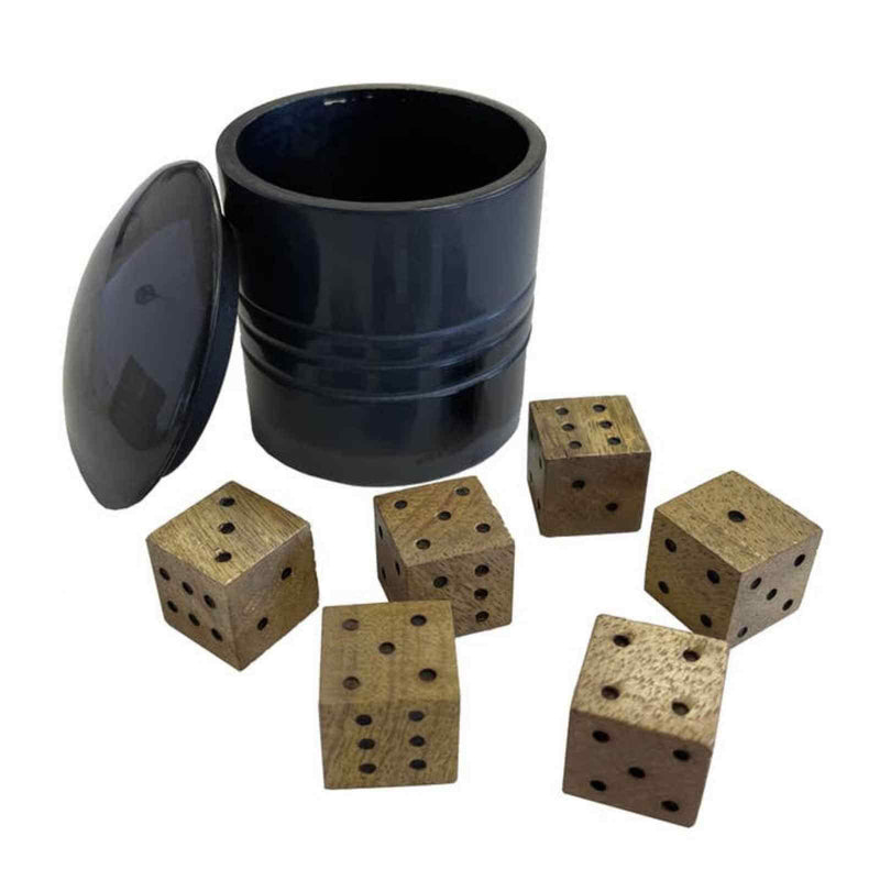 Farkle Game with Horn Resin Cup - The Shops at Mount Vernon
