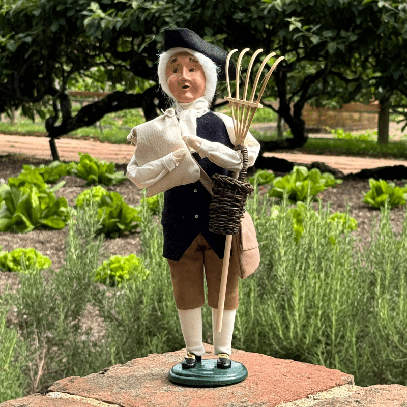 Farmer George Caroler by Byers' Choice - The Shops at Mount Vernon