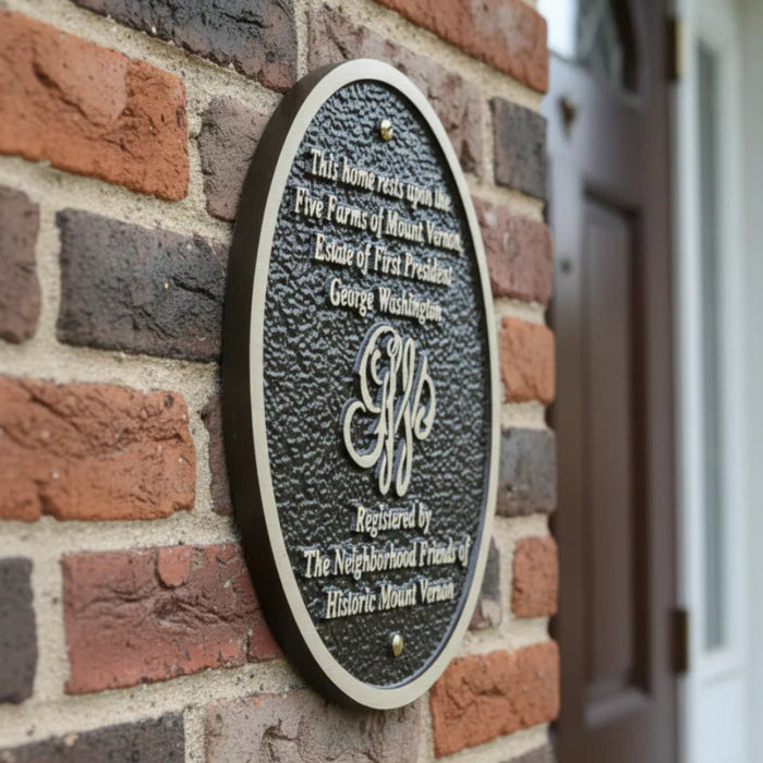 Five Farms Neighborhood Friends Commemorative Plaque - The Shops at Mount Vernon