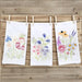 Floral Four Sack Towel Set/Three - The Shops at Mount Vernon