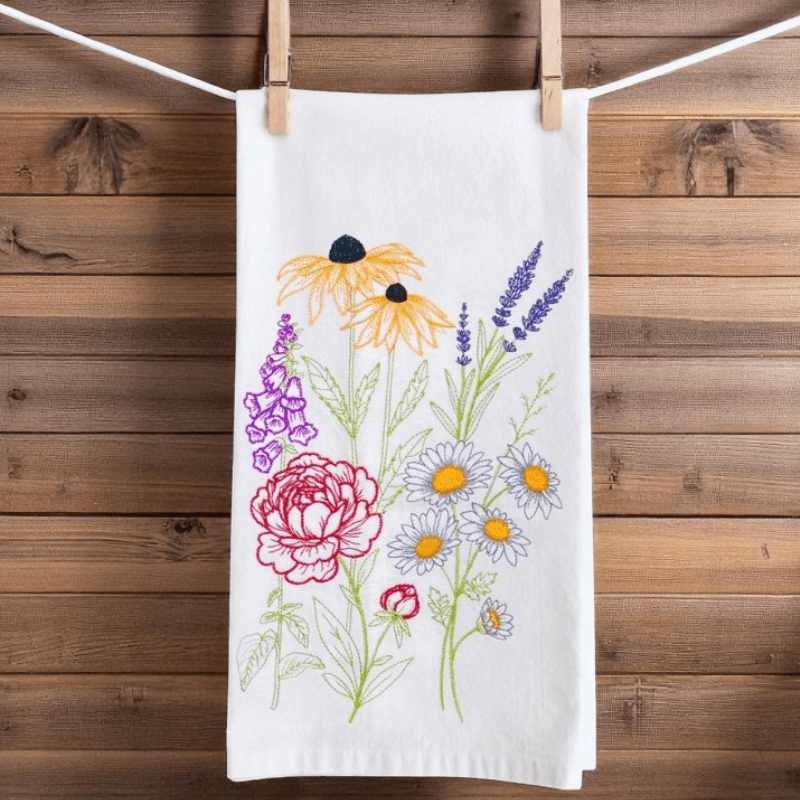 Flour Sack Towel - Perennial - The Shops at Mount Vernon