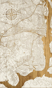 FP2075 - Mount Vernon, VA Engraved Map (Collective) - The Shops at Mount Vernon