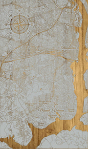 FP2075 - Mount Vernon, VA Engraved Map (Collective) - The Shops at Mount Vernon