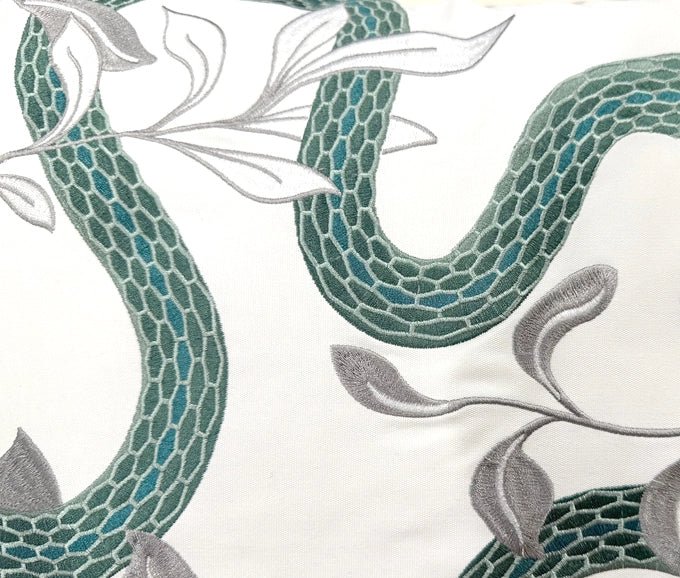 Garden Snake Indoor Outdoor Pillow - The Shops at Mount Vernon