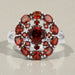 Garnet Cluster Ring - The Shops at Mount Vernon