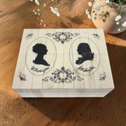 George & Martha Washington Engraved Bone Box - The Shops at Mount Vernon