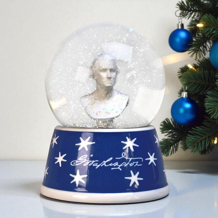 George Washington Bust Snow Globe - The Shops at Mount Vernon