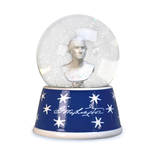 George Washington Bust Snow Globe - The Shops at Mount Vernon