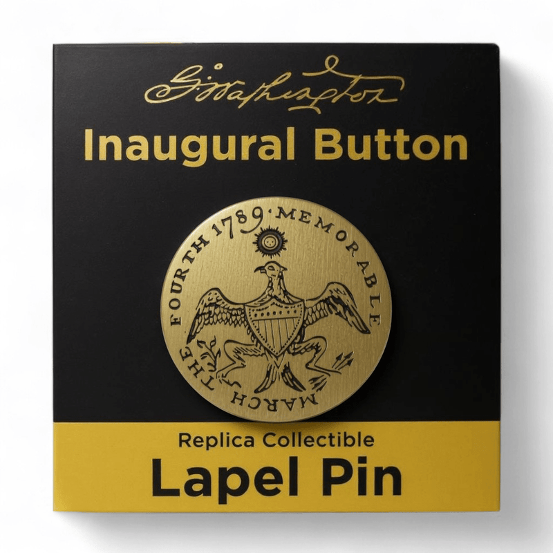 George Washington Inaugural Button Replica - Set of 3 - The Shops at Mount Vernon