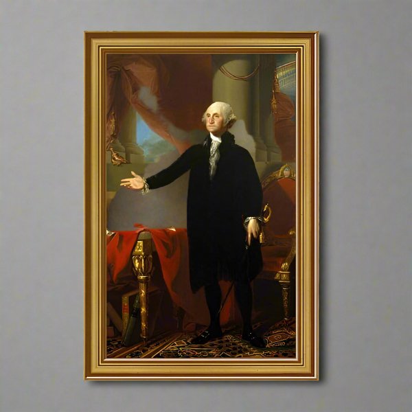 George Washington Lansdowne Portrait Framed Print - Small Edition - The Shops at Mount Vernon