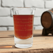 George Washington Quote Shot Glass - The Shops at Mount Vernon