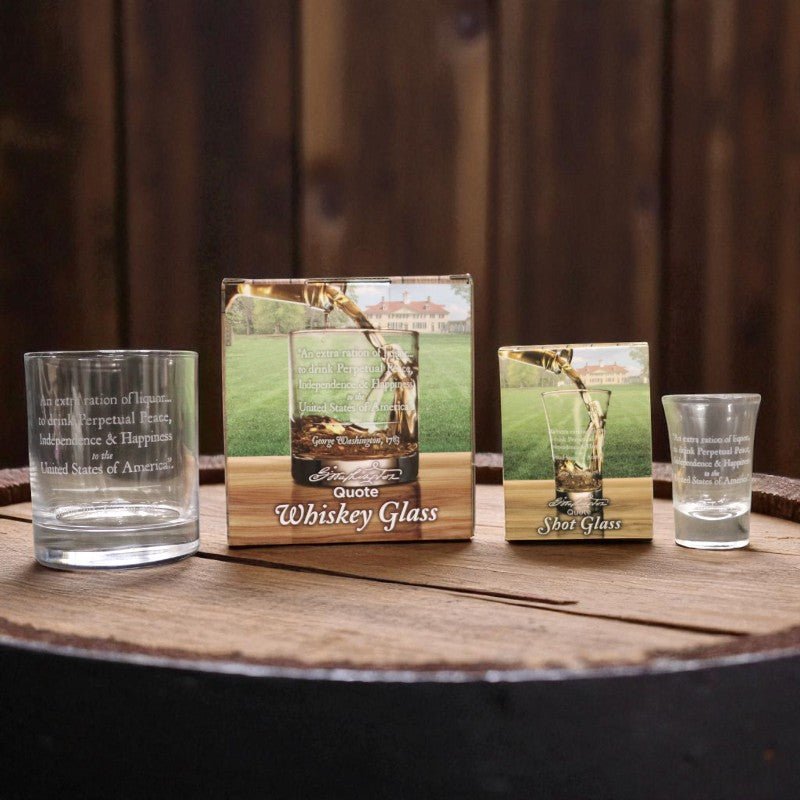 George Washington Quote Shot Glass - The Shops at Mount Vernon