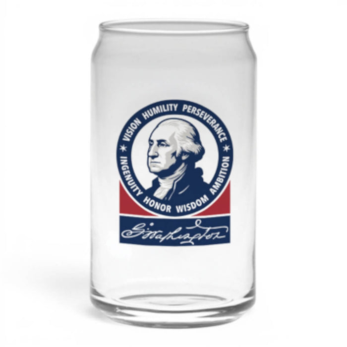 George Washington Seven Attributes Glass Can - The Shops at Mount Vernon