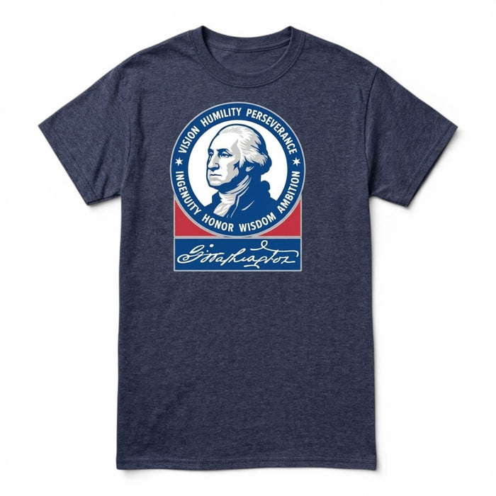 George Washington Seven Attributes T-Shirt - The Shops at Mount Vernon