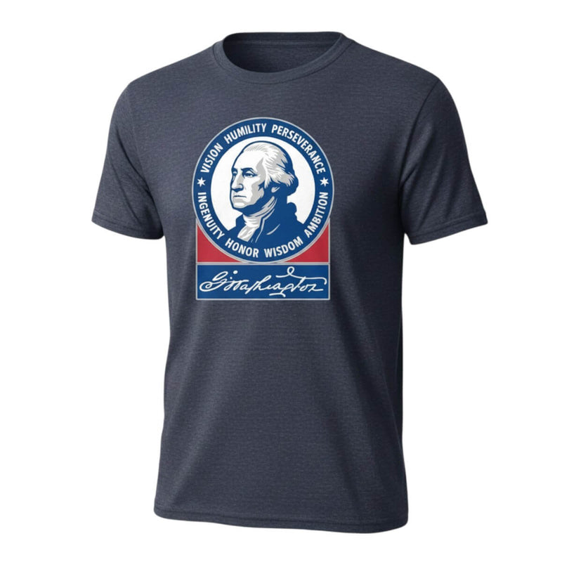 George Washington Seven Attributes T-Shirt - The Shops at Mount Vernon