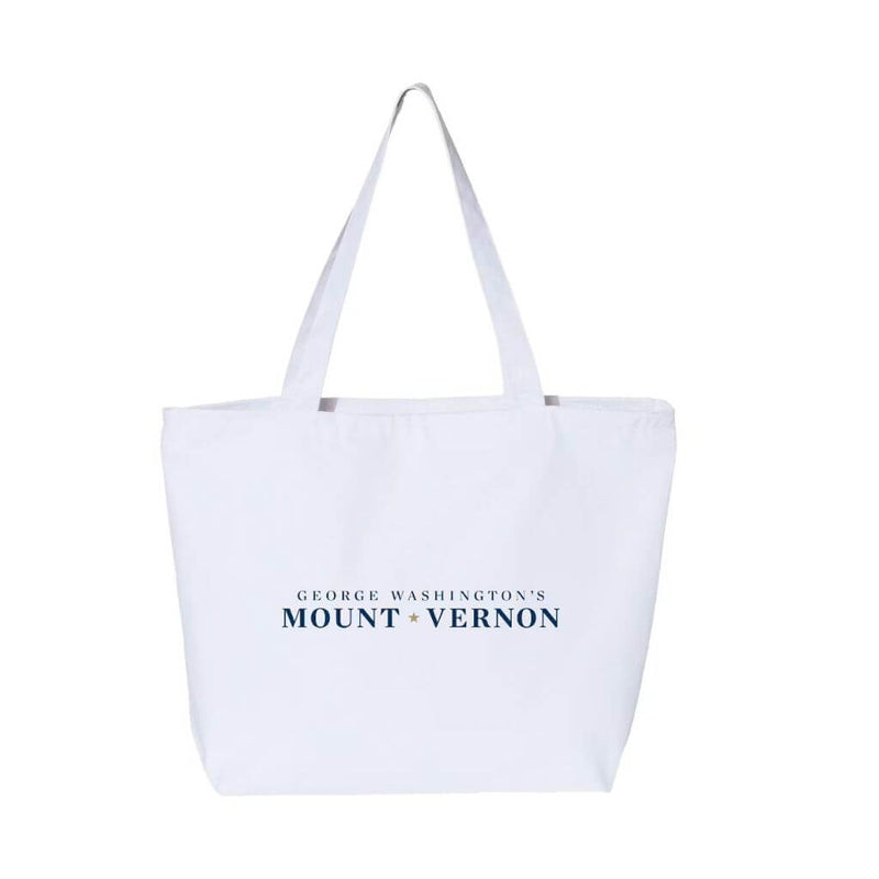 George Washington Seven Attributes Zipper Tote - The Shops at Mount Vernon