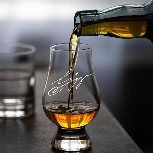 George Washington Signature Glencairn Whiskey Glass - The Shops at Mount Vernon