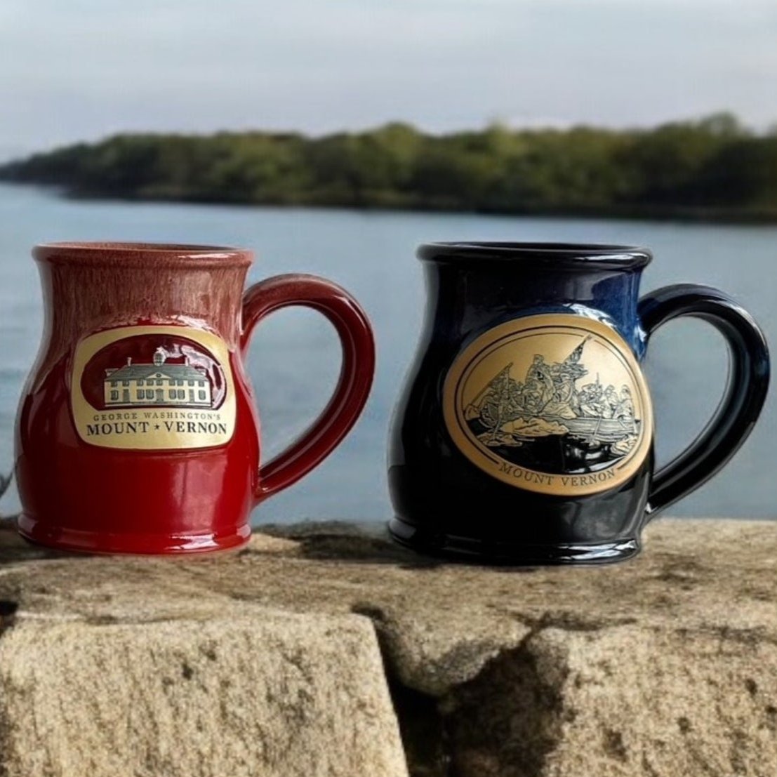 George Washington Signature Mug - Tall Belly Mug - Made In USA The