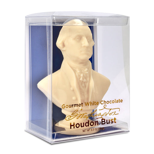 George Washington White Chocolate Bust - The Shops at Mount Vernon