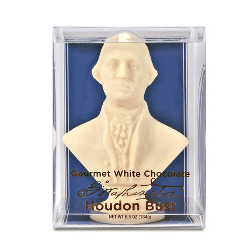 George Washington White Chocolate Bust - The Shops at Mount Vernon